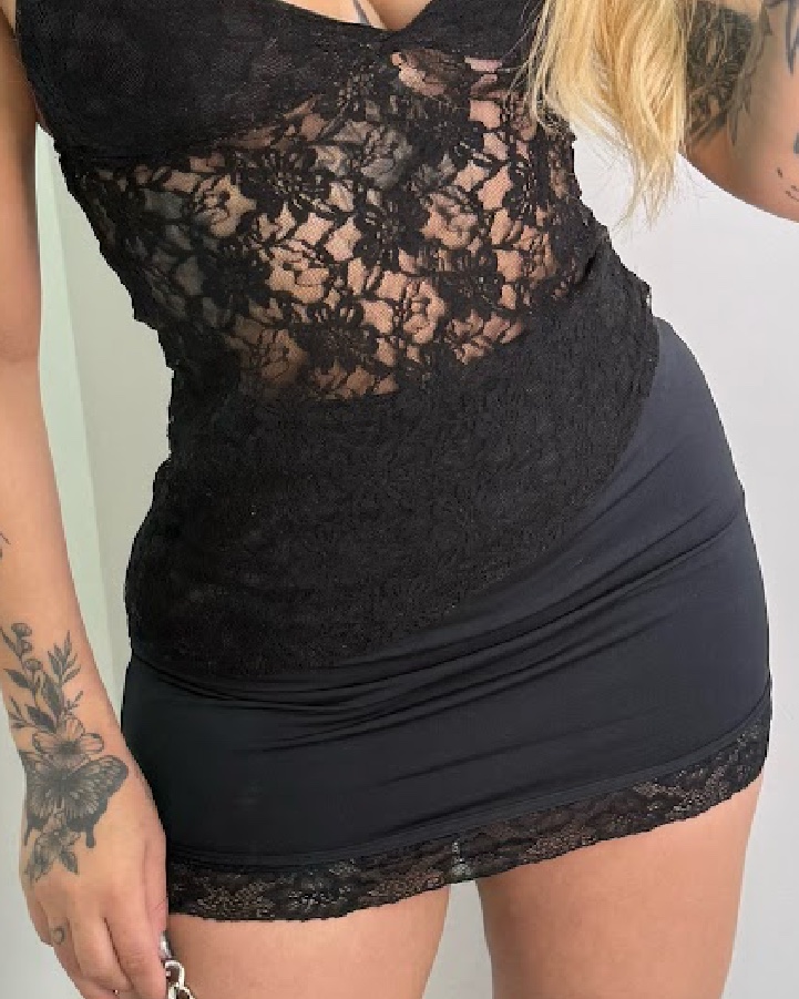 Saia Maya na cor Preto foto 2